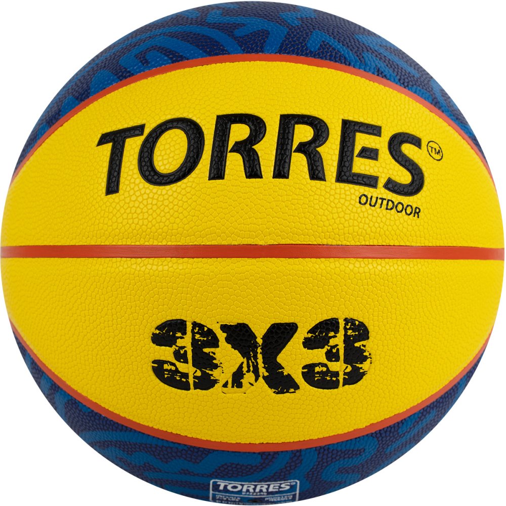 Мяч баскетбольный (стритбол) TORRES 3х3 Outdoor, ПУ, размер 6