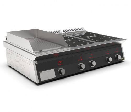 Плита индукционная комбо K76-3RKB SMART INDUCTION