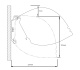 Kauber Red Label Tensioned BT Cinema 104" 16:9 129x230 дроп 60 см. Microperf MW