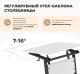 Cтол ученический дуб сонома/нежно зеленый SHT-T-TN15/3-5