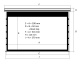 Kauber Red Label Tensioned BT Cinema 104" 16:9 129x230 дроп 60 см. Microperf MW
