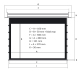 Kauber InCeiling Tensioned BT Cinema 104" 16:9 129x230 см. дроп 50 см., Peak Contrast S