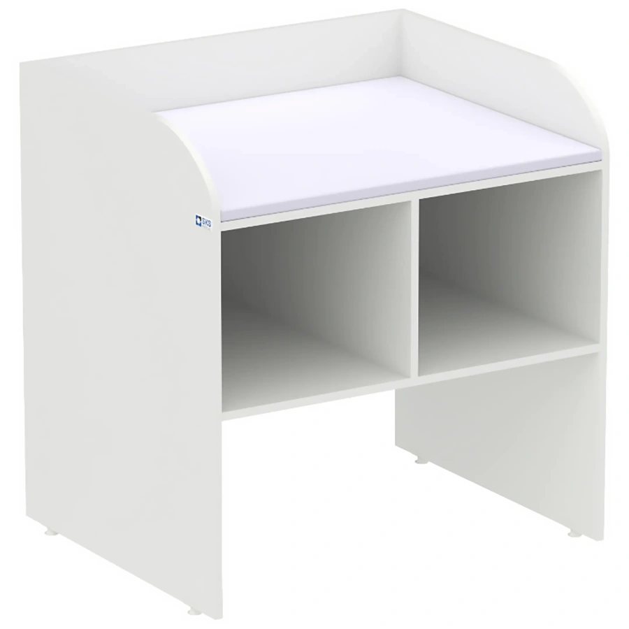 Стол пеленальный WHITE LITE 2 (белый матрас)